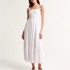 Abercrombie & Fitch Women's Smocked
Bodice Maxi Dress